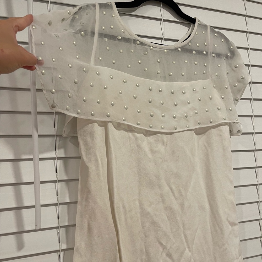 ZARA Cocktails white dress, size XS/S